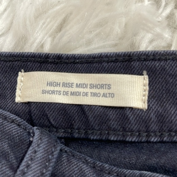 UNIVERSAL THREAD High Rise Midi Shorts A-Line Denim Jean Shorts Size 16 NEW - Picture 5 of 12